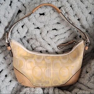 Coach Vintage Y2K Shoulder Bag In Signature Print